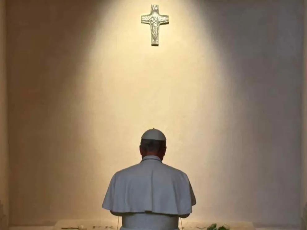 León XIV en la Basílica Santa María la Mayor