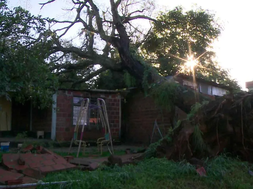 Provocó importantes daños materiales