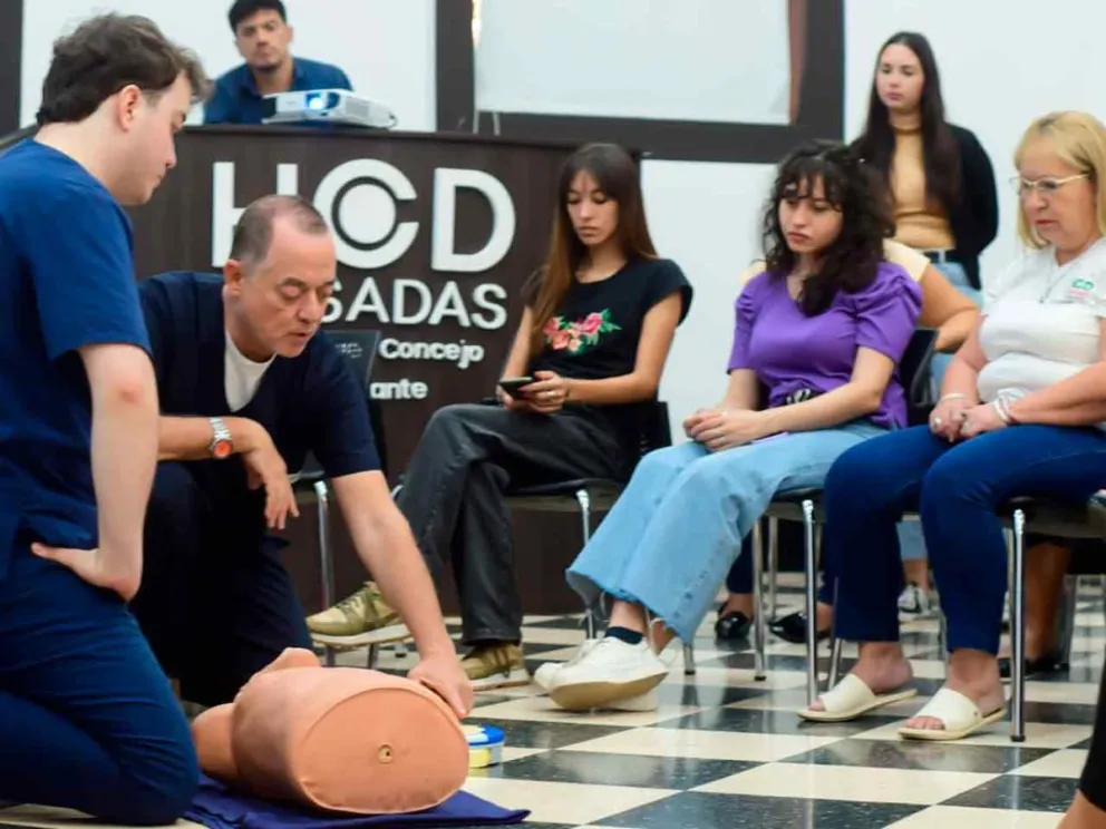 Momento de la jornada de capacitación