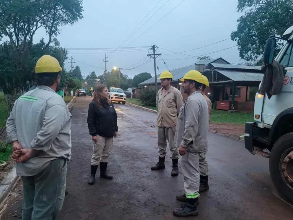 Virginia Kluka recorrió las obras