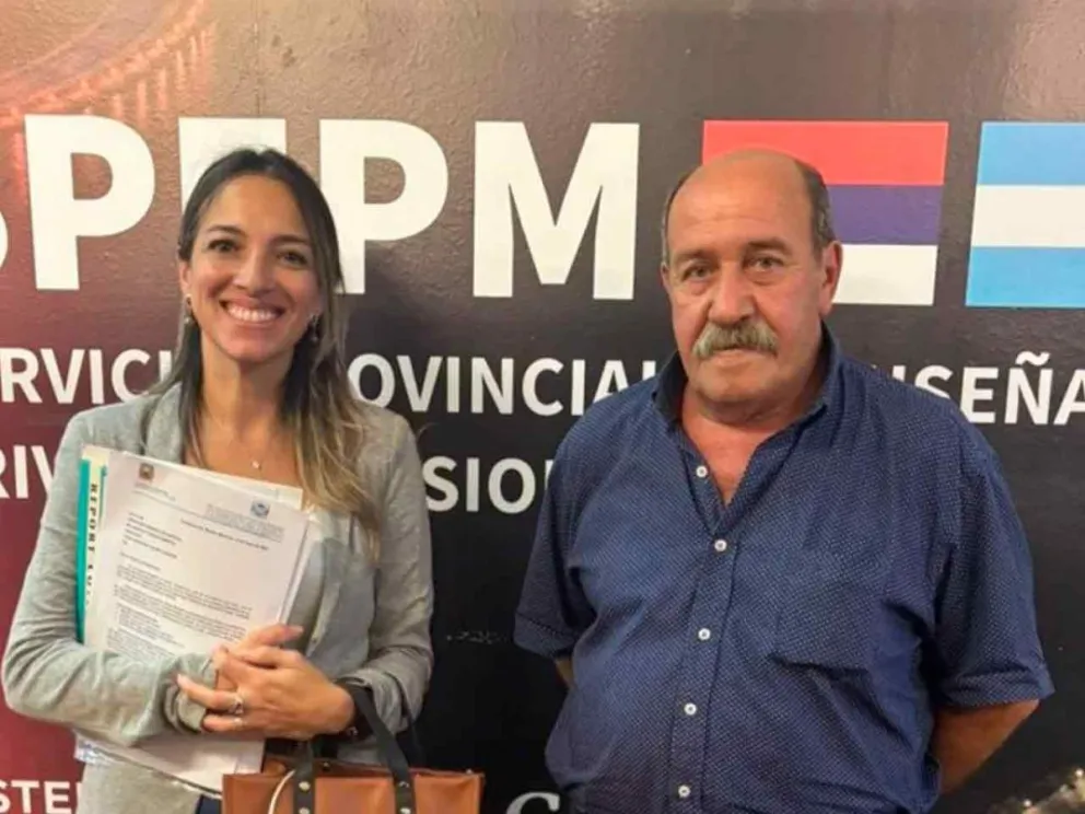 Romina Faccio y Luis Bogado