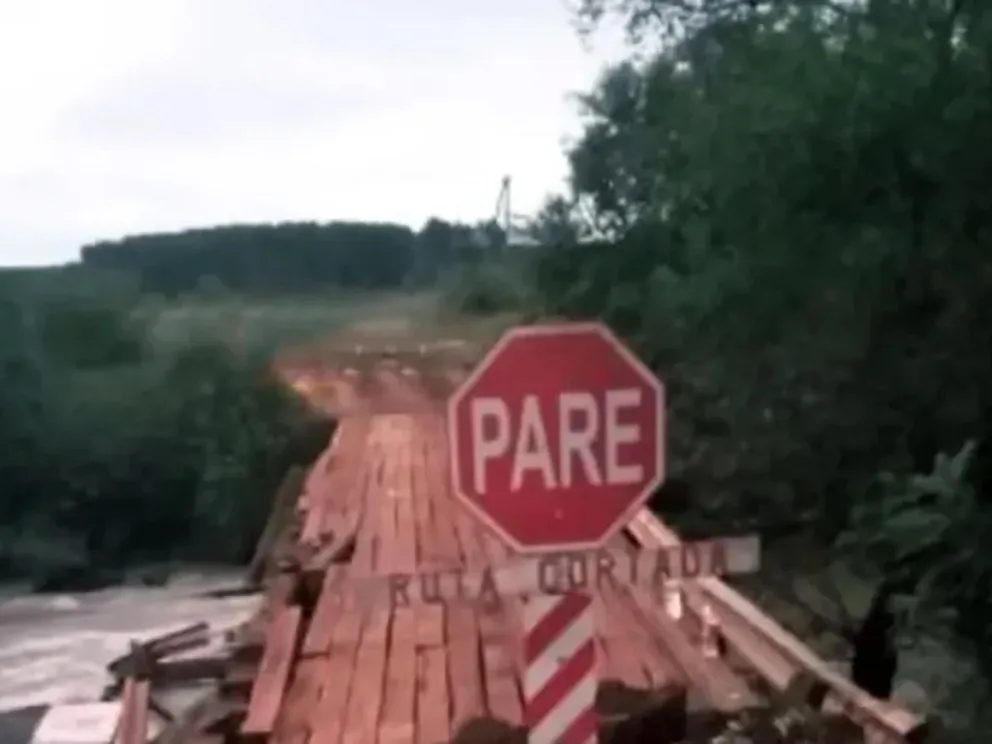 En la Ruta Provincial 149, a la altura de Paso Bog