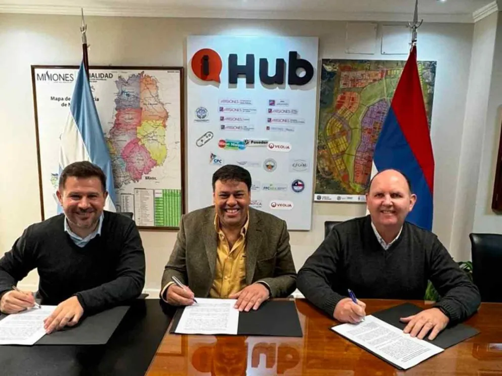 Ramiro Aranda, Juan Pereira y Gabriel Keller