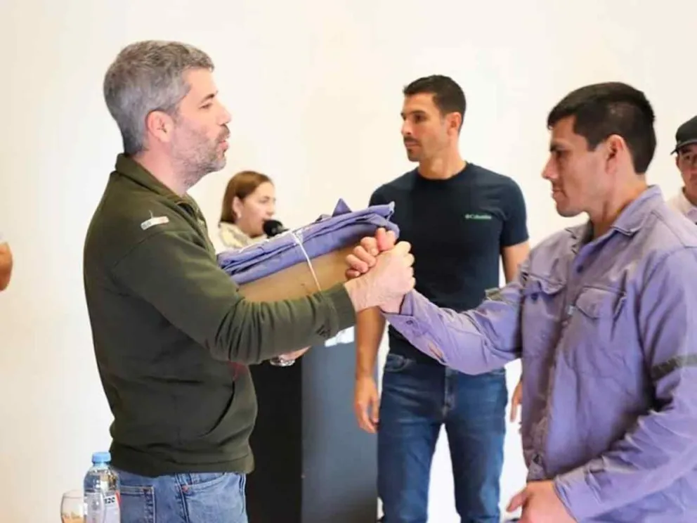 Momento de la entrega