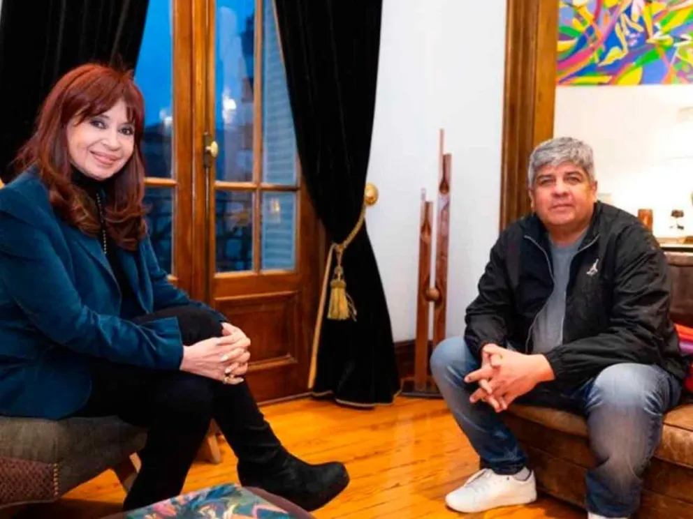Cristina Kirchner y Pablo Moyano  