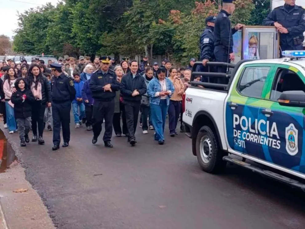 Fue recibida con profunda devoción