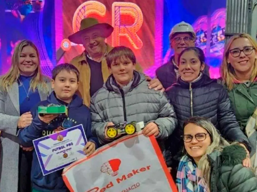 Ganadores y organizadores 