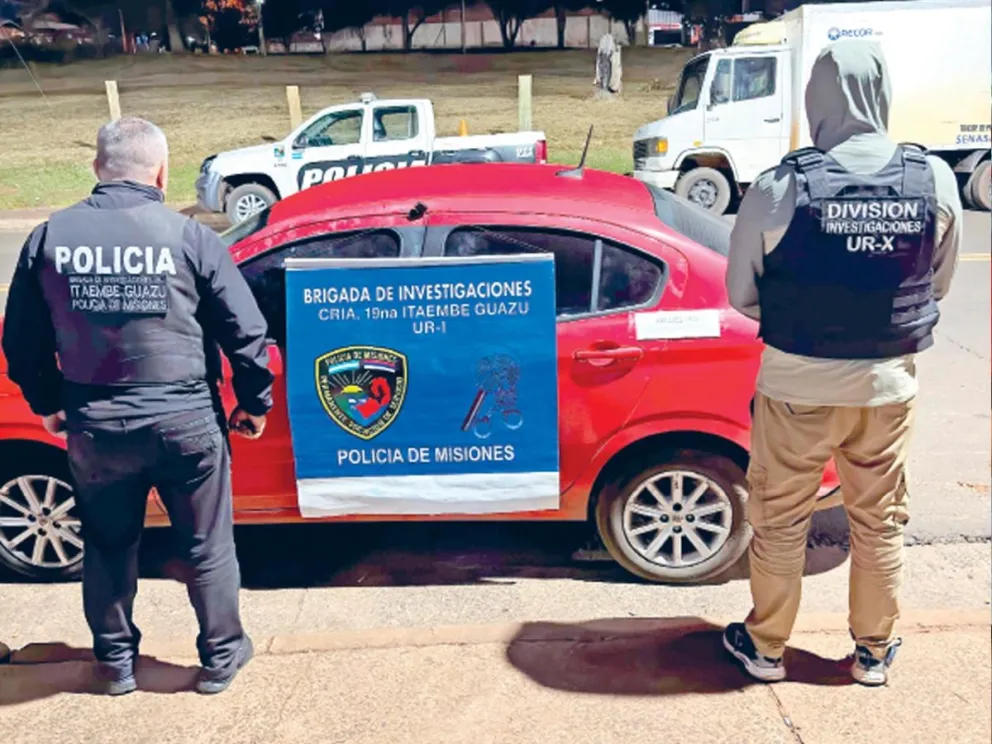 El automóvil incautado