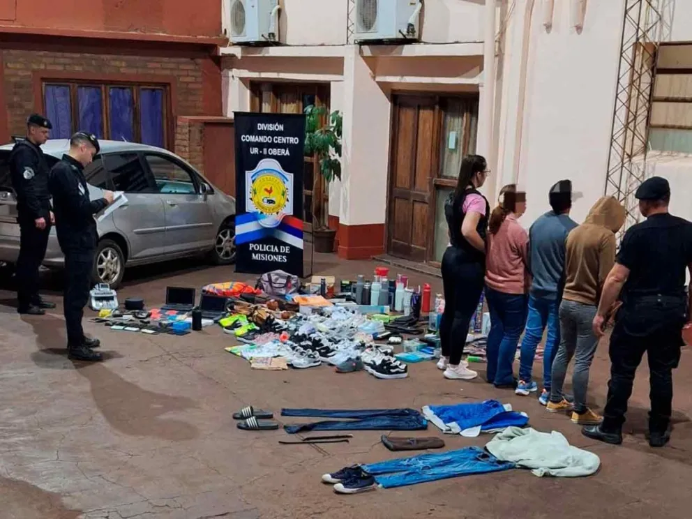 Detención de la banda de ladrones