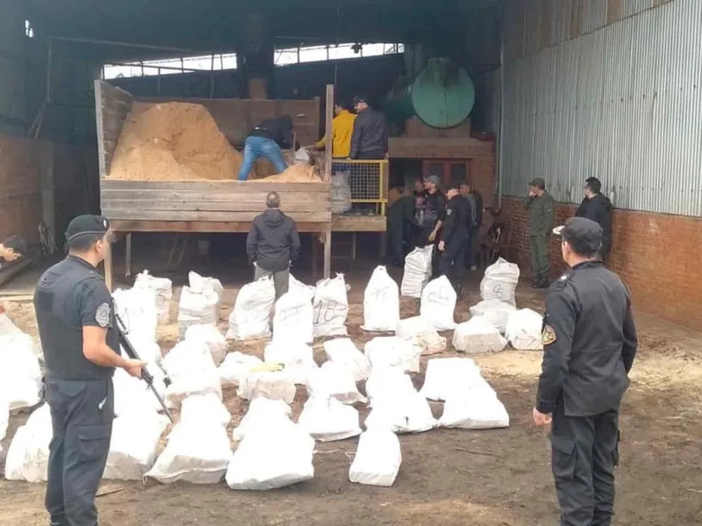 Quema de estupefacientes dispuesta por Oficio Judicial