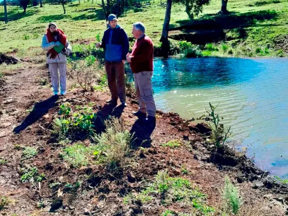En la chacra de Benjamín Poplawski