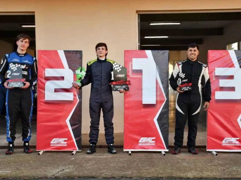 Renato Longarzo Skanata en el podio