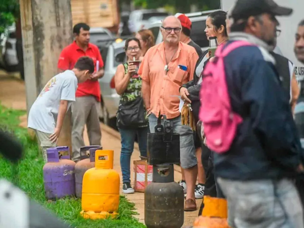 Con garrafas de 10 kilos a $10.500