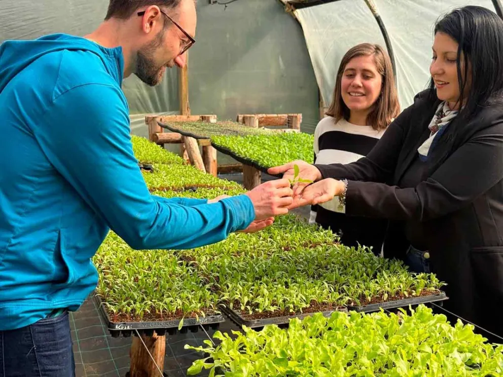 Matt Rutkowski recorrió el vivero hortícola