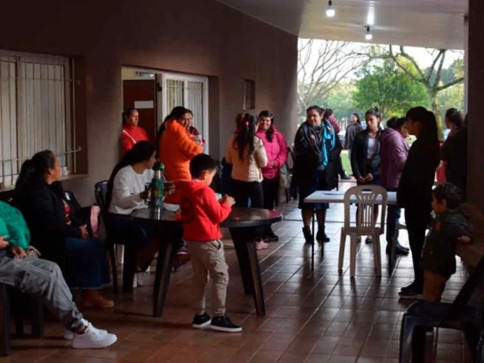 Alta participación de vecinas