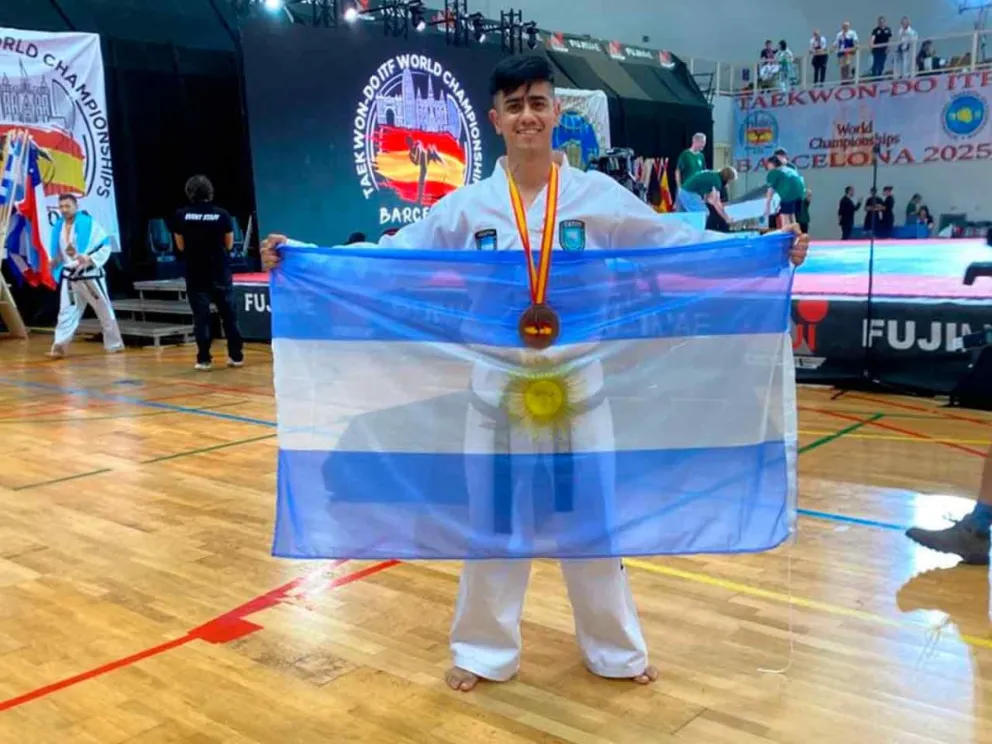 Primer medallista mundial de San Pedro