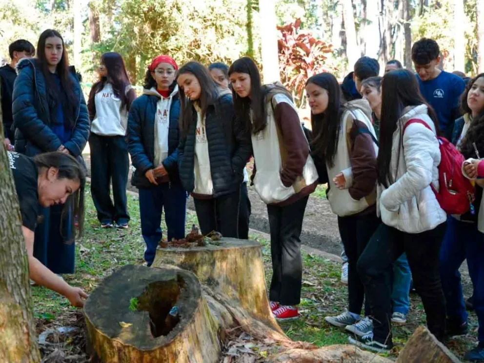 Jóvenes participantes en la jornada
