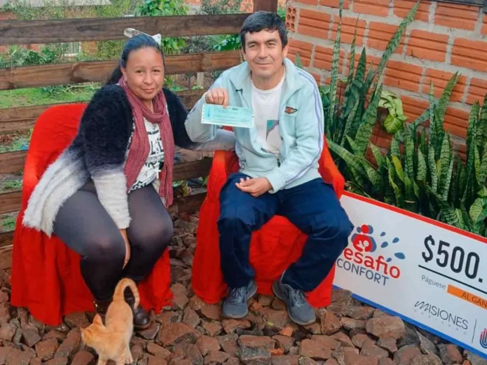 Héctor Benítez y su esposa Lorena