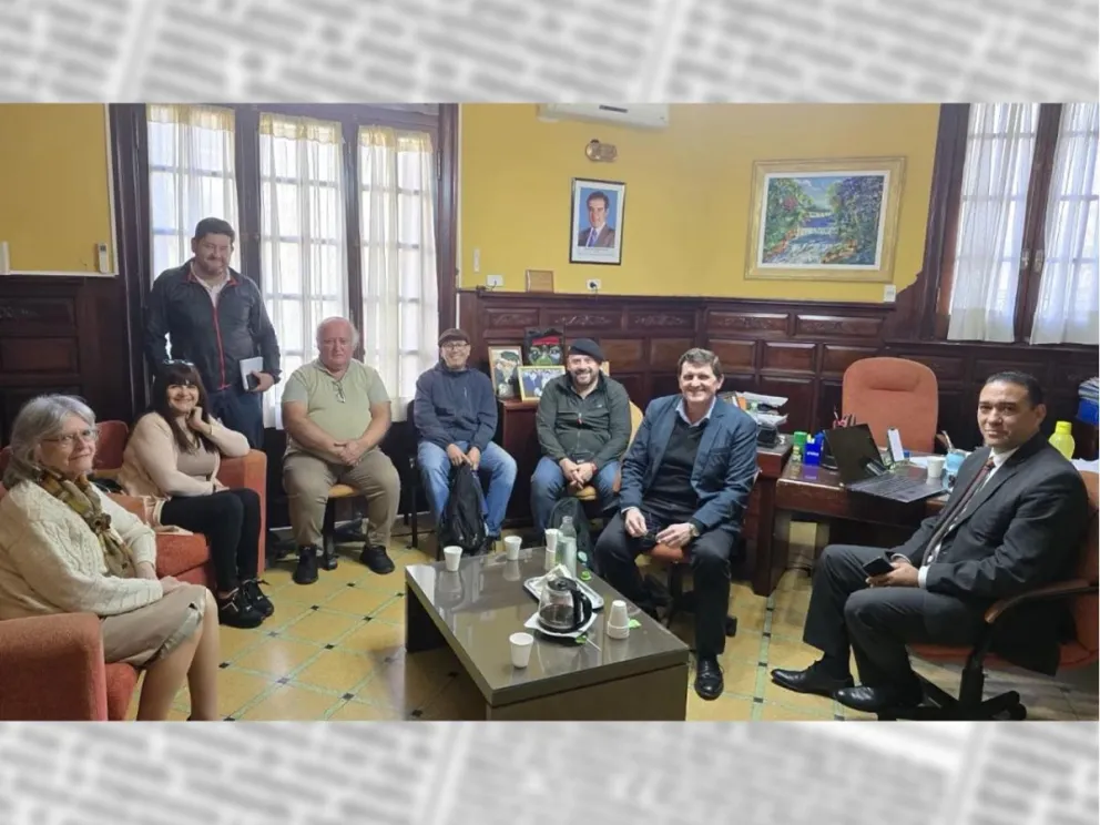 Safrán y representantes de jubilados