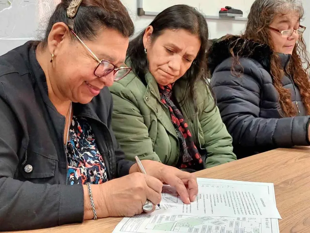 Rúbrica del acta de entrega