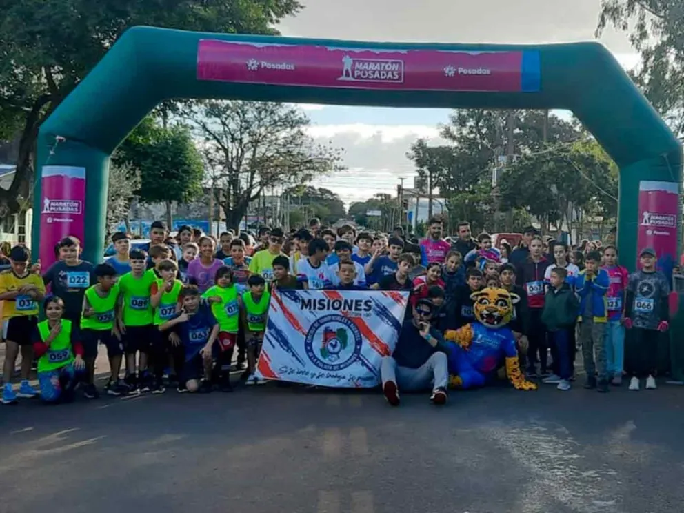 Ayer se largó la maratón en la categoría Kids con 1k y 2k y 20 minutos