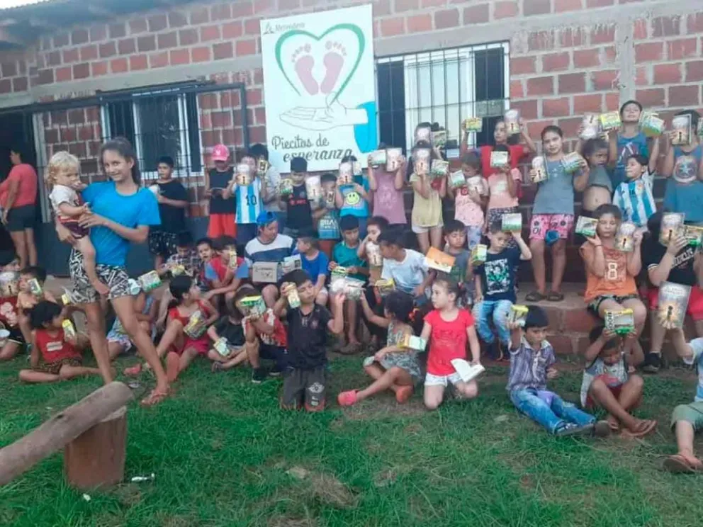 Niños asistentes a dicho espacio social