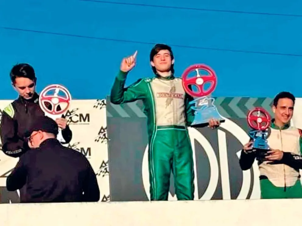 Renato Longarzo Skanata en el podio