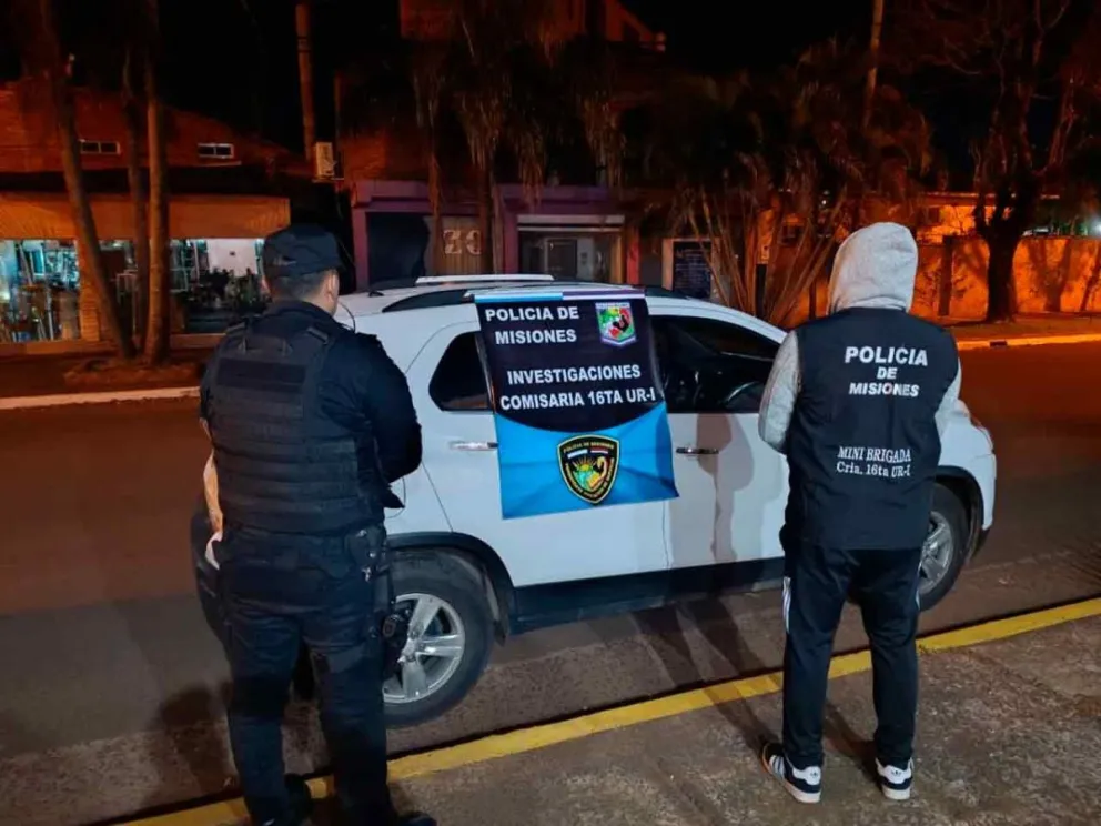 El vehículo recuperado