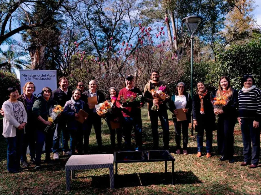 Hugo Passalacqua y Facundo López Sartori durante el lanzamiento