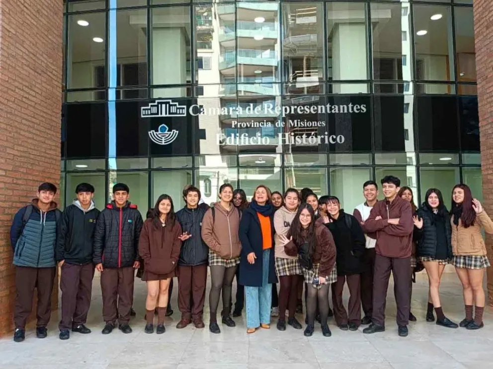 Suzel Vaider recibió a los alumnos