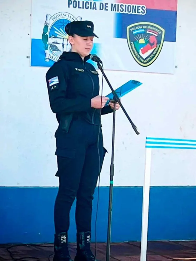 La Oficial Ayudante Marina Gómez