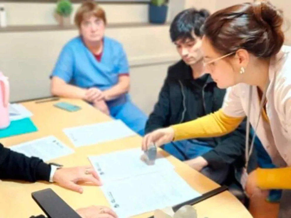 Momento de la firma del acuerdo