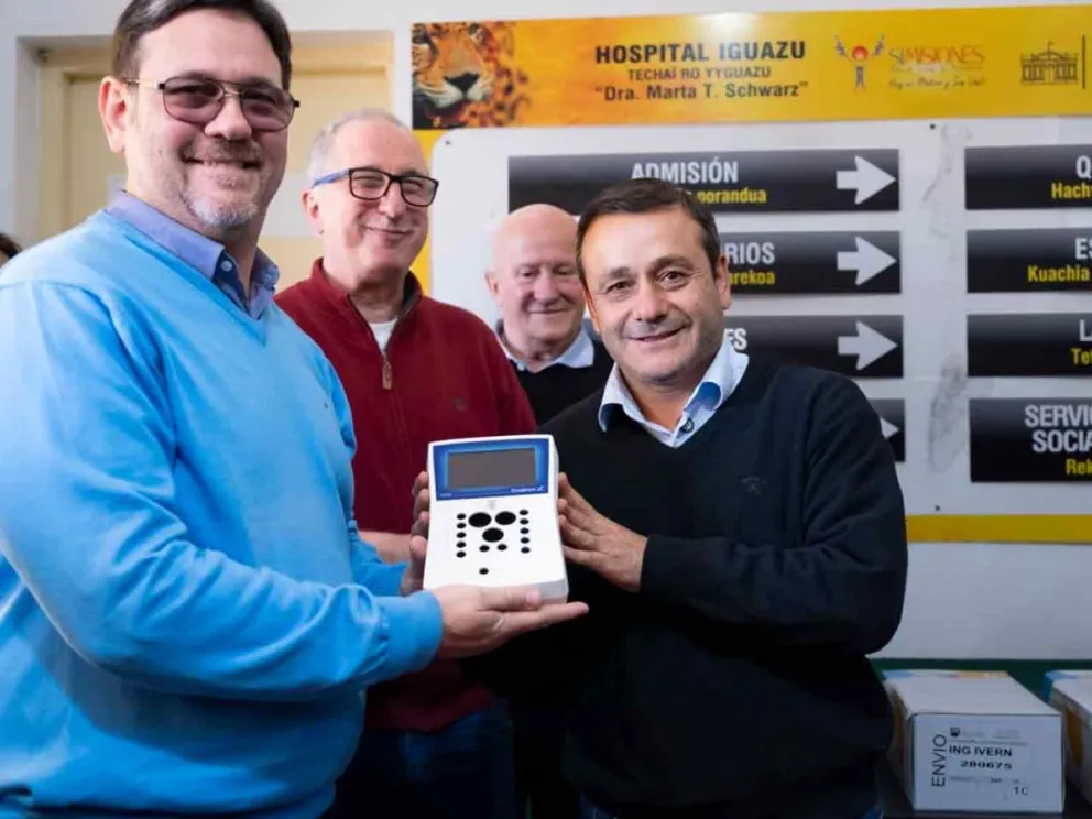 Herrera Ahuad en la inauguración