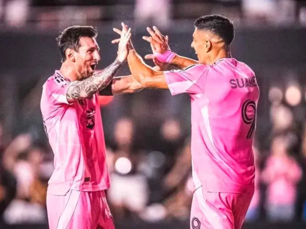 Lionel Messi y Luis Suárez