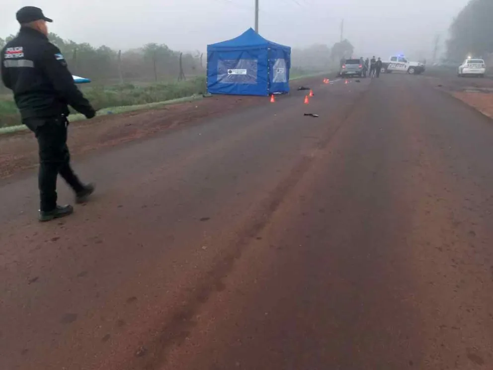 Se realizaron las pericias en el lugar del impacto