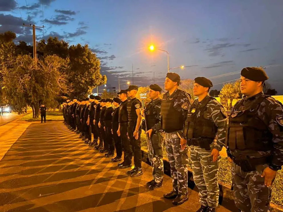 Coordinado desde la Jefatura de Polícía