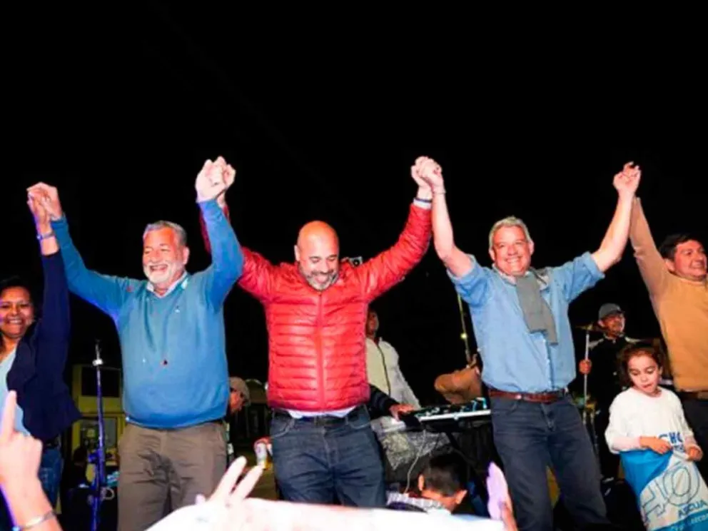 Martín Ascúa en el cierre de campaña