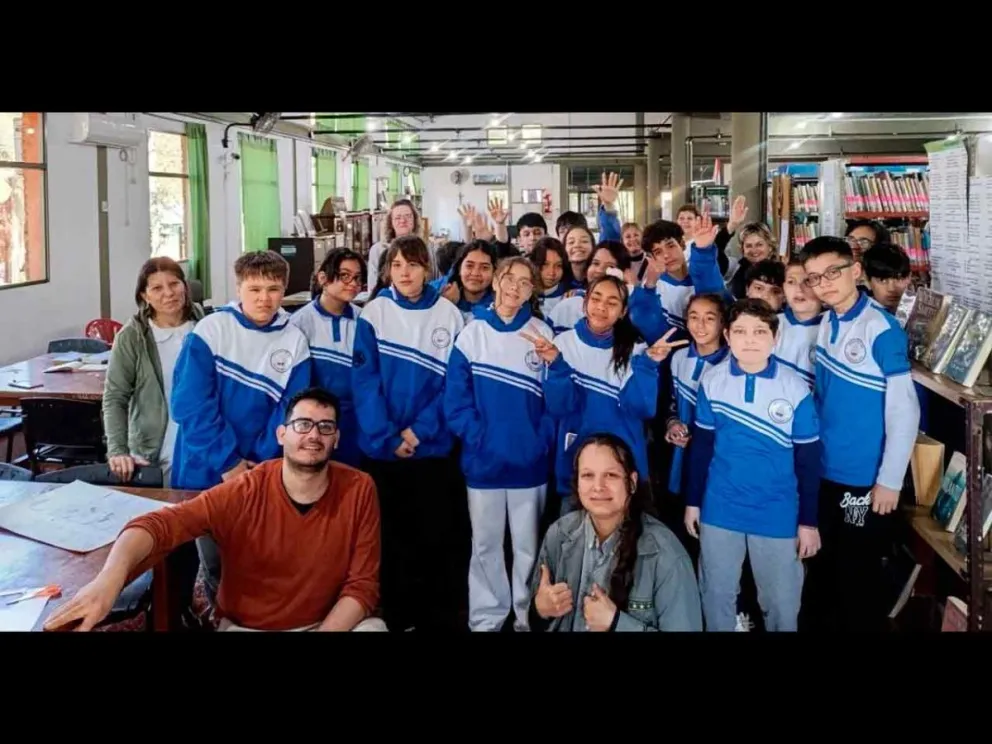 Alumnos de las Escuelas 305 y 185