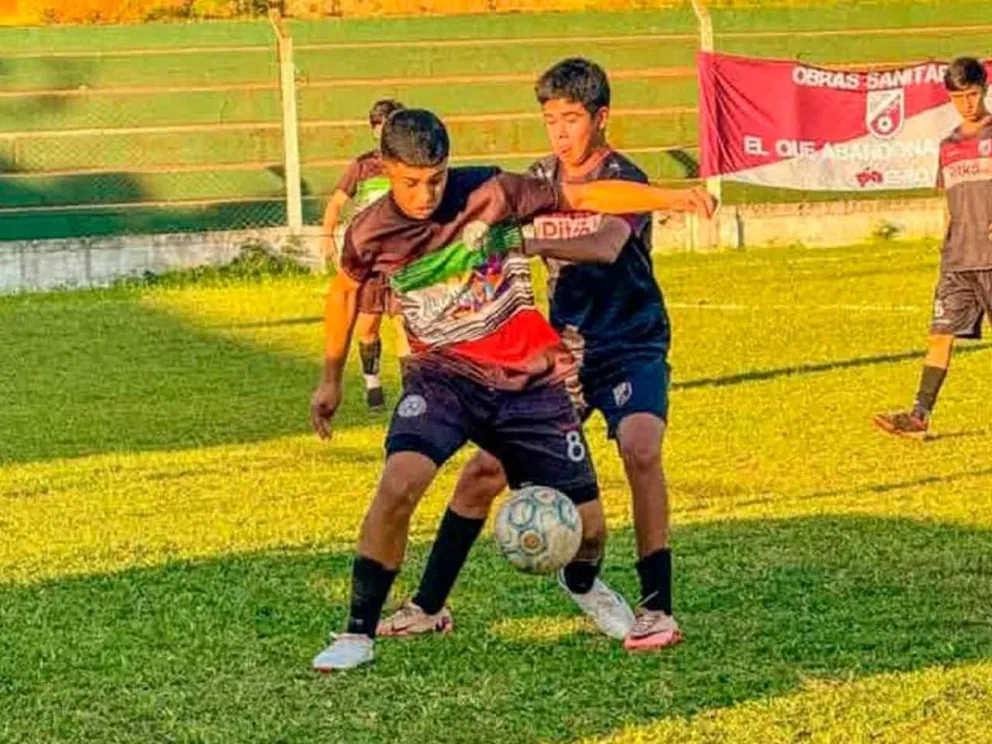 Una de las jugadas del encuentro