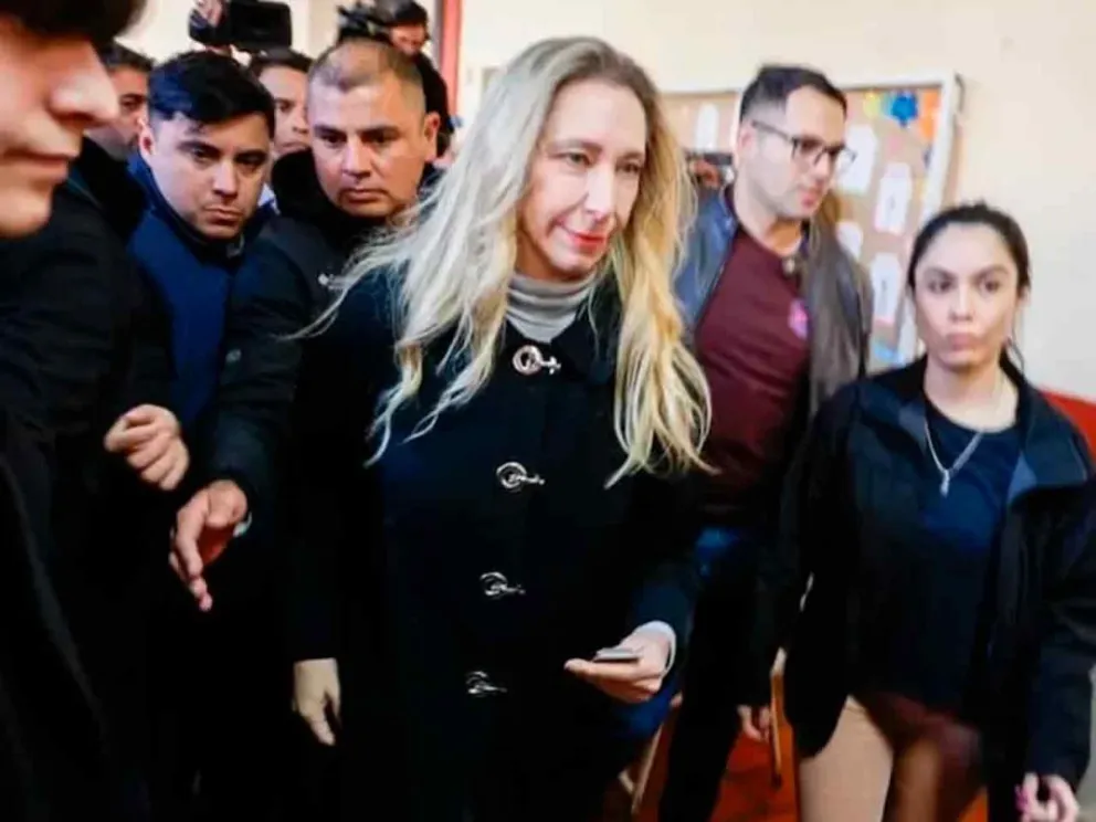 Karina Milei votó en Vicente López