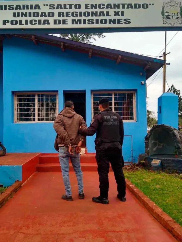 Terminó en el calabozo