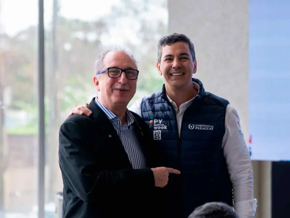 Hugo Passalacqua en el evento en Ciudad del Este