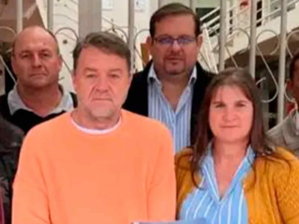 Cacho Barbaro junto con Elisa Goring