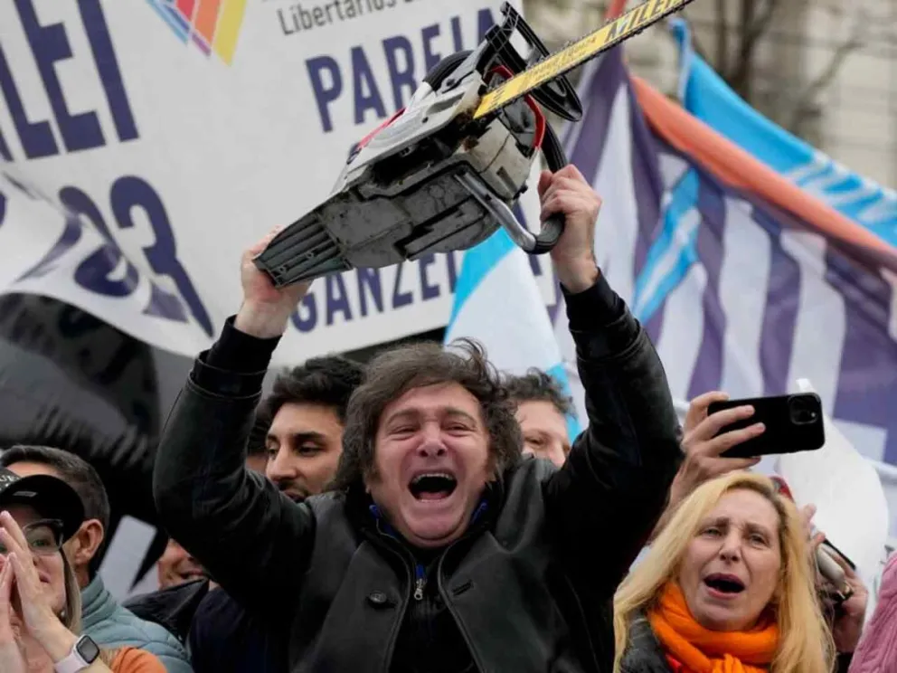 Javier y Karina Milei