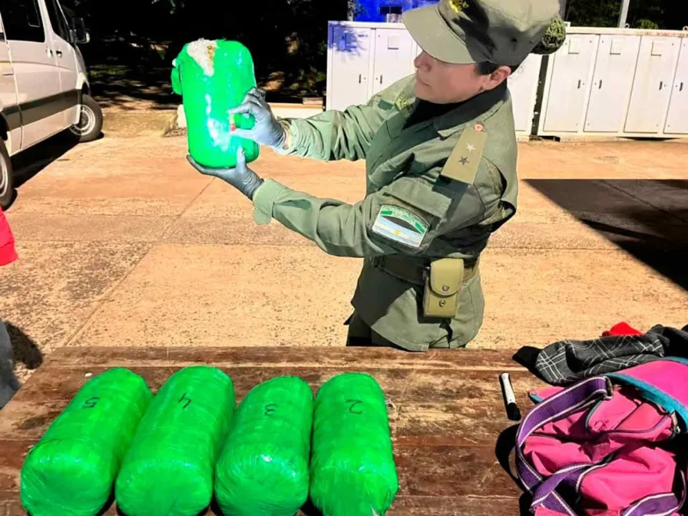 El perro “Oma” marcó la droga