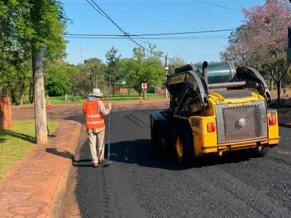 Trabajo de asfaltado