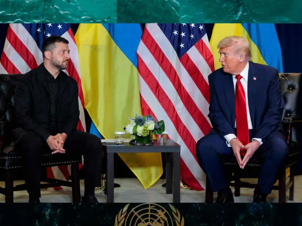 Volodímir Zelenski y Donald Trump