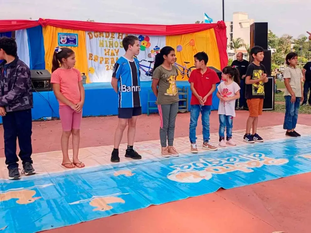 Llevó juegos, música y alegría