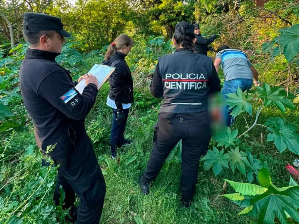 Lugar donde hallaron el cuerpo