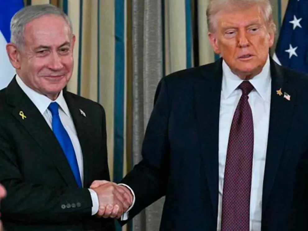 Benjamín Netanyahu y Donald Trump